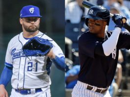 Guardians Release Bryan Woodall, Call up Travis Banwart - CPBL STATS